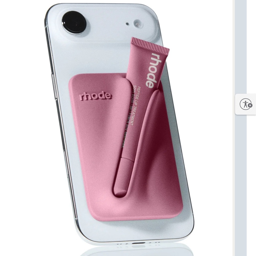 RHODE Pink Phone snap-on lip case
